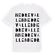 Nedre Vallen ordlek t-shirt