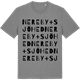 Mid Heather Gray t-shirt med Nereby + Sjöhed ordlek t-shirt
