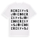 Nereby + Sjöhed ordlek t-shirt