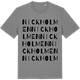 Mid Heather Gray t-shirt med Nickholmen ordlek t-shirt