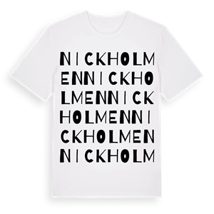 Nickholmen ordlek t-shirt – ekologisk bomull t-shirt från Pinshirt