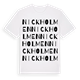 Nickholmen ordlek t-shirt