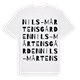 Nils-Mårtensgården ordlek t-shirt