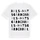 Nils-Matsgården ordlek t-shirt
