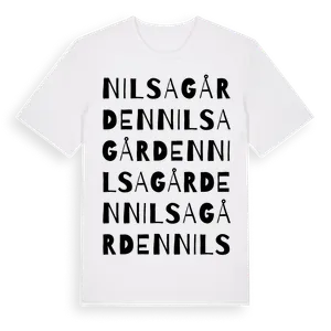 Nilsagården ordlek t-shirt – ekologisk bomull t-shirt från Pinshirt