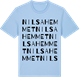 Blue Soul t-shirt med Nilsahemmet ordlek t-shirt