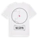 White t-shirt med Nilsbyn t-shirt