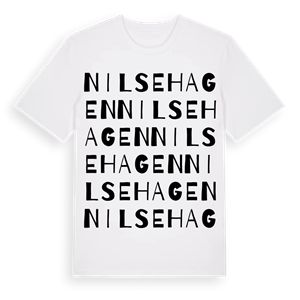 Nilsehagen ordlek t-shirt – ekologisk bomull t-shirt från Pinshirt