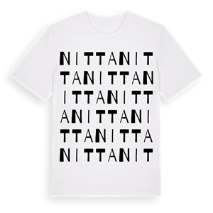 Nitta ordlek t-shirt – ekologisk bomull t-shirt från Pinshirt