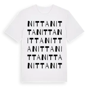 Nitta ordlek t-shirt – ekologisk bomull t-shirt från Pinshirt