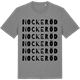 Mid Heather Gray t-shirt med Nockeröd ordlek t-shirt