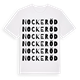 Nockeröd ordlek t-shirt