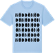 Blue Soul t-shirt med Nöddö ordlek t-shirt