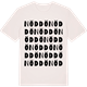 Vintage White t-shirt med Nöddö ordlek t-shirt