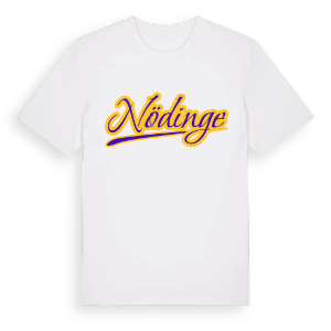Nödinge baseball t-shirt – ekologisk bomull t-shirt från Pinshirt
