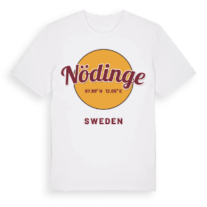 Nödinge cirkel t-shirt – ekologisk bomull t-shirt från Pinshirt