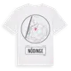 White t-shirt med Nödinge t-shirt