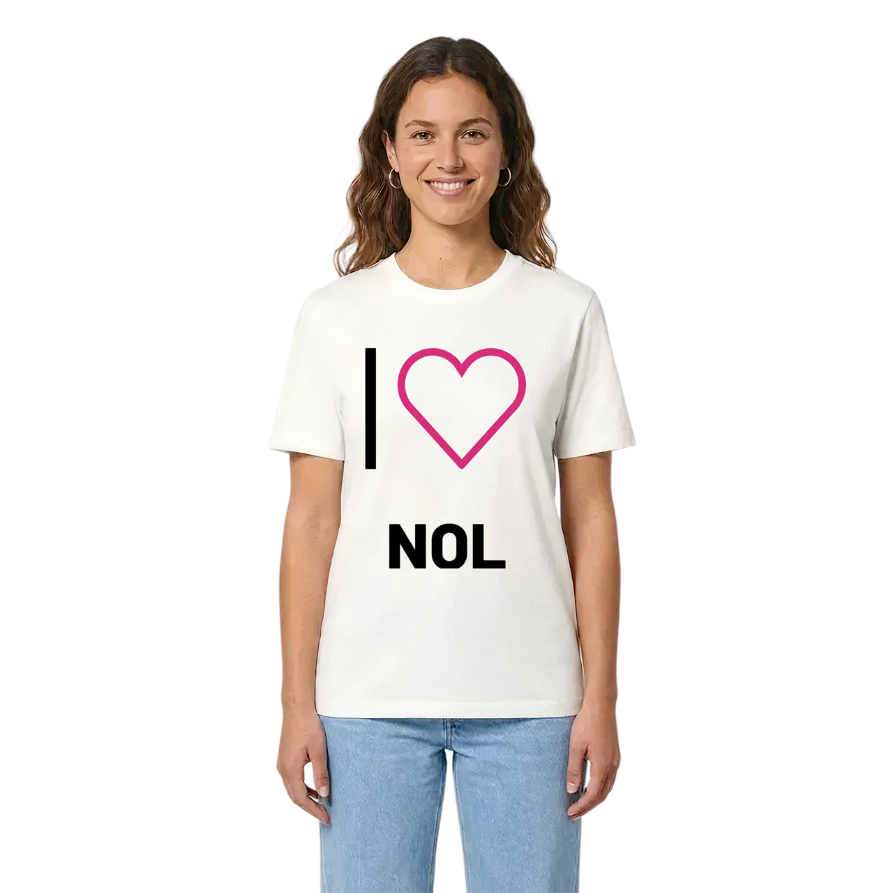Jag älskar Nol t-shirt stort tryck i miljö