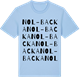 Blue Soul t-shirt med Nol-Backa ordlek t-shirt