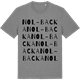Mid Heather Gray t-shirt med Nol-Backa ordlek t-shirt