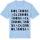Blue Soul t-shirt med Nolängsbacken ordlek t-shirt