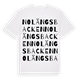 Nolängsbacken ordlek t-shirt