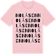 Pink Cotton t-shirt med Nolåsen ordlek t-shirt