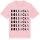 Pink Cotton t-shirt med Nolbacka ordlek t-shirt