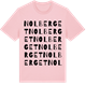Pink Cotton t-shirt med Nolberget ordlek t-shirt