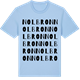 Blue Soul t-shirt med Nolbron ordlek t-shirt