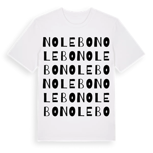 Nolebo ordlek t-shirt – ekologisk bomull t-shirt från Pinshirt