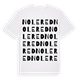 Nolered ordlek t-shirt