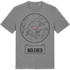 Mid Heather Gray t-shirt med Nolered t-shirt