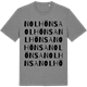 Mid Heather Gray t-shirt med Nolhönsa ordlek t-shirt