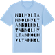 Blue Soul t-shirt med Nolhyltan ordlek t-shirt