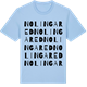 Blue Soul t-shirt med Nolingared ordlek t-shirt