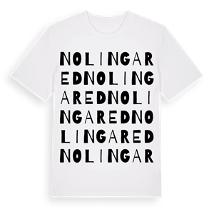 Nolingared ordlek t-shirt – ekologisk bomull t-shirt från Pinshirt