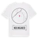 White t-shirt med Nolingared t-shirt
