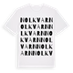 Nolkvarn ordlek t-shirt