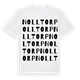 Nolltorp ordlek t-shirt