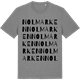 Mid Heather Gray t-shirt med Nolmarken ordlek t-shirt