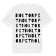 Noltorpet ordlek t-shirt