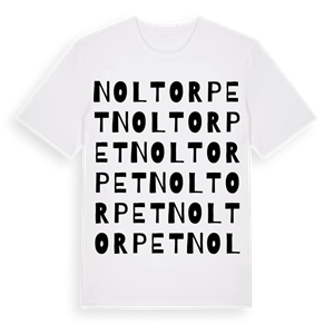 Noltorpet ordlek t-shirt – ekologisk bomull t-shirt från Pinshirt