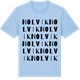 Blue Soul t-shirt med Nolvik ordlek t-shirt