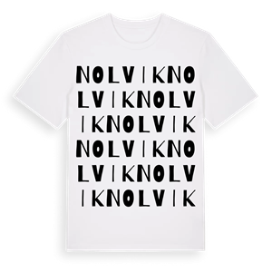 Nolvik ordlek t-shirt – ekologisk bomull t-shirt från Pinshirt