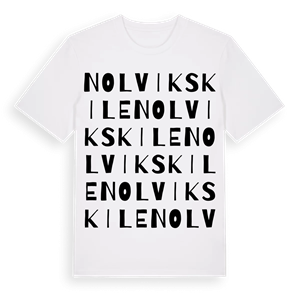 Nolviks Kile ordlek t-shirt – ekologisk bomull t-shirt från Pinshirt