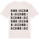 Vintage White t-shirt med Norane ordlek t-shirt