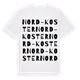 Nord-Koster ordlek t-shirt