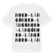 Nord-Långö ordlek t-shirt