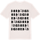 Vintage White t-shirt med Nordäng ordlek t-shirt